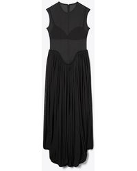 Tory Burch - Draped Jersey Dress - Lyst