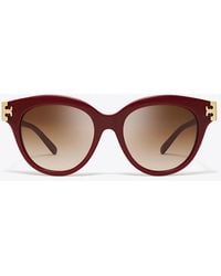 Tory Burch - Feminine Phantos Bio-Based Acetate Sunglasses - Lyst