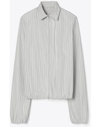 Tory Burch - Striped Cotton Top - Lyst