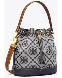 Tory Burch - T Monogram Bucket Bag - Lyst