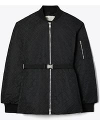 Tory Burch - T Monogram Jacquard Zip Jacket - Lyst