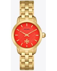 Tory Burch - Tory Watch, Gold-tone Stainless Steel - Lyst