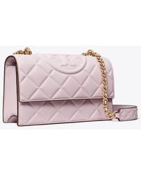 Tory Burch - Damen Wandelbare Fleming Schultertasche, Klein - Lyst
