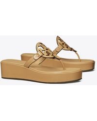 Tory Burch - Miller Wedge Sandal - Lyst