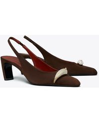 Tory Burch - Pierced Slingback Heel - Lyst