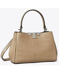 Tory Burch - Mini Eleanor Soft Croc-Embossed Satchel - Lyst