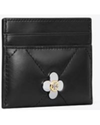 Tory Burch - Kira Diamond Quilt Clover Card Case - Lyst