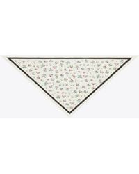 Tory Burch - Silk Triangle Scarf, One Size - Lyst