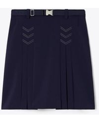 Tory Burch - Pleated Stretch Golf Skirt - Lyst