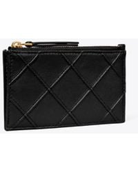 Tory Burch - Fleming Zip Card Case, One Size - Lyst