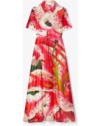 Tory Burch - Dress With Print - Lyst