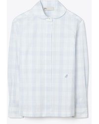 Tory Burch - Plaid Cotton Shirt - Lyst