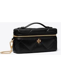 Tory Burch - Kira Diamond Quilt Charm East-West Vanity Case, One Size - Lyst