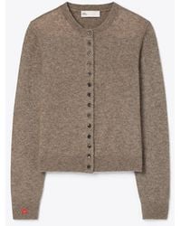 Tory Burch - Cashmere Silk Cardigan - Lyst