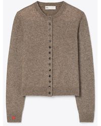 Tory Burch - Cashmere Silk Cardigan - Lyst