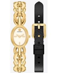 Tory Burch - Small Oval Watch Gift Set, One Size - Lyst