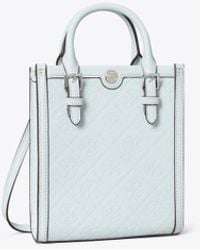 Tory Burch - Mini T Monogram Leather Tote - Lyst