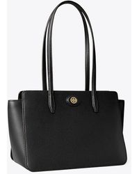 Tory Burch - Small Robinson Pebbled Tote - Lyst