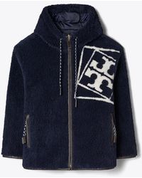 Tory Burch - Logo Fleece Jacket - Lyst