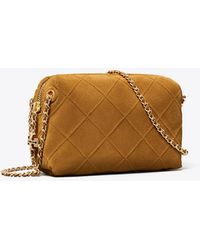 Tory Burch - Fleming Suede Soft Crossbody Bag - Lyst