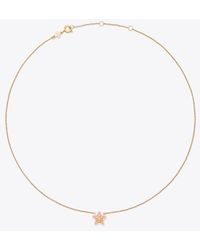 Tory Burch - Forget Me Not Star Pendant Necklace - Lyst