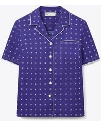 Tory Burch - Twill Camp Shirt - Lyst
