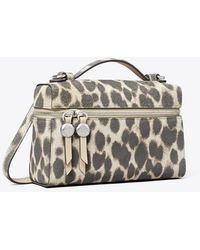 Tory Burch - Slim Romy Suede Top Handle, One Size - Lyst