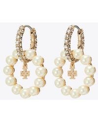 Tory Burch - Moondance Hoop Earrings - Lyst