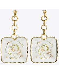 Tory Burch - Runway Swirl Drop Earrings, One Size - Lyst