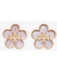 Tory Burch - Forget Me Not Stud Earrings - Lyst