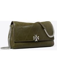Tory Burch - Charlie Quilted Chain Crossbody - Lyst