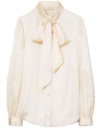 bow blouse tory burch