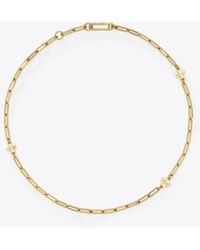 Tory Burch - Good Luck Chain Necklace - Lyst