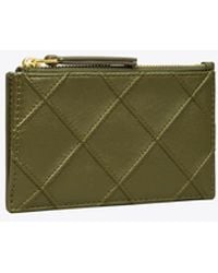 Tory Burch - Fleming Zip Card Case, One Size - Lyst