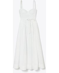 Tory Burch - Cotton Broderie Anglaise Dress - Lyst