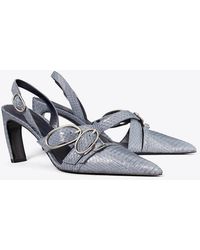 Tory Burch - Multi Buckle Slingback - Lyst