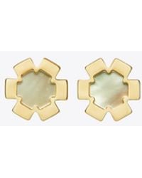 Tory Burch - Forget Me Not Stud Earrings - Lyst