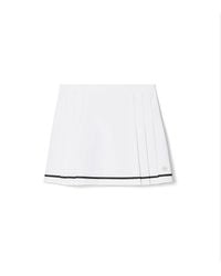 Tory Sport - Tennisrock Aus Technischem Twill Mit Falten - Lyst