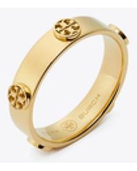 Tory Burch - Miller 18k Gold-plated Stud Ring - Lyst