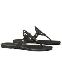 tory burch leather flip flops sale