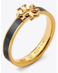 Tory Burch - Icon Enamel Ring - Lyst