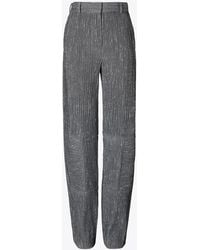 Tory Burch - Wide-Leg Wool Pant - Lyst