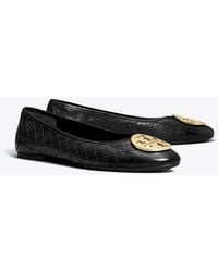 Tory Burch - Claire Cap-Toe Quilted Ballet - Lyst