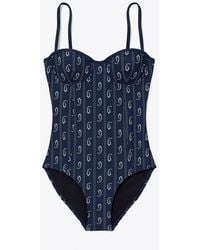 Tory Burch - Balconette Swimsuit - Lyst