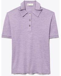 Tory Burch - Silk Polo - Lyst