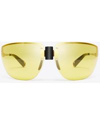 Tory Burch - Shield Runway Sunglasses - Lyst