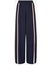 Tory Burch - Wide-Leg Jersey Track Pant - Lyst