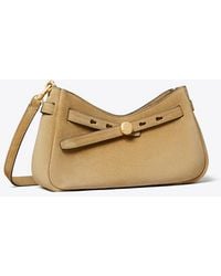 Tory Burch - Romy Suede Zip Top Crossbody Bag - Lyst