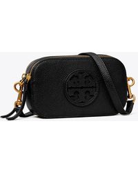 Tory Burch Mini Miller Crossbody Bag in Black | Lyst Canada