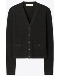 Tory Burch - T Monogram Jacquard Cardigan - Lyst